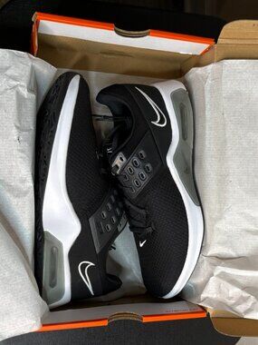 Nike WMNS Air Max Bella TR 4 CW3398002 Sneakers Shoes, Black/White-Dk Smoke Grey